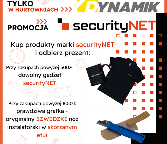 Koszulka kubek lub szwedzki nóż instalatorski w skórzanym etui | Promocja SecurityNET